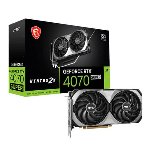 MSI RTX 4070 Super Ventus 2X OC 12GB Gaming Graphics Card